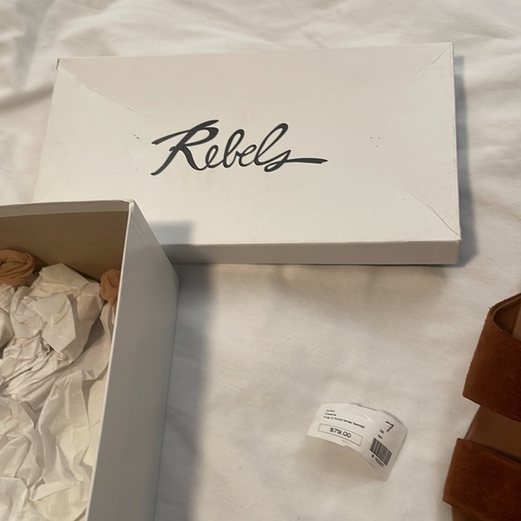 Rebels Deana Flat 2 front strap sandal size 38 - Picture 10 of 13